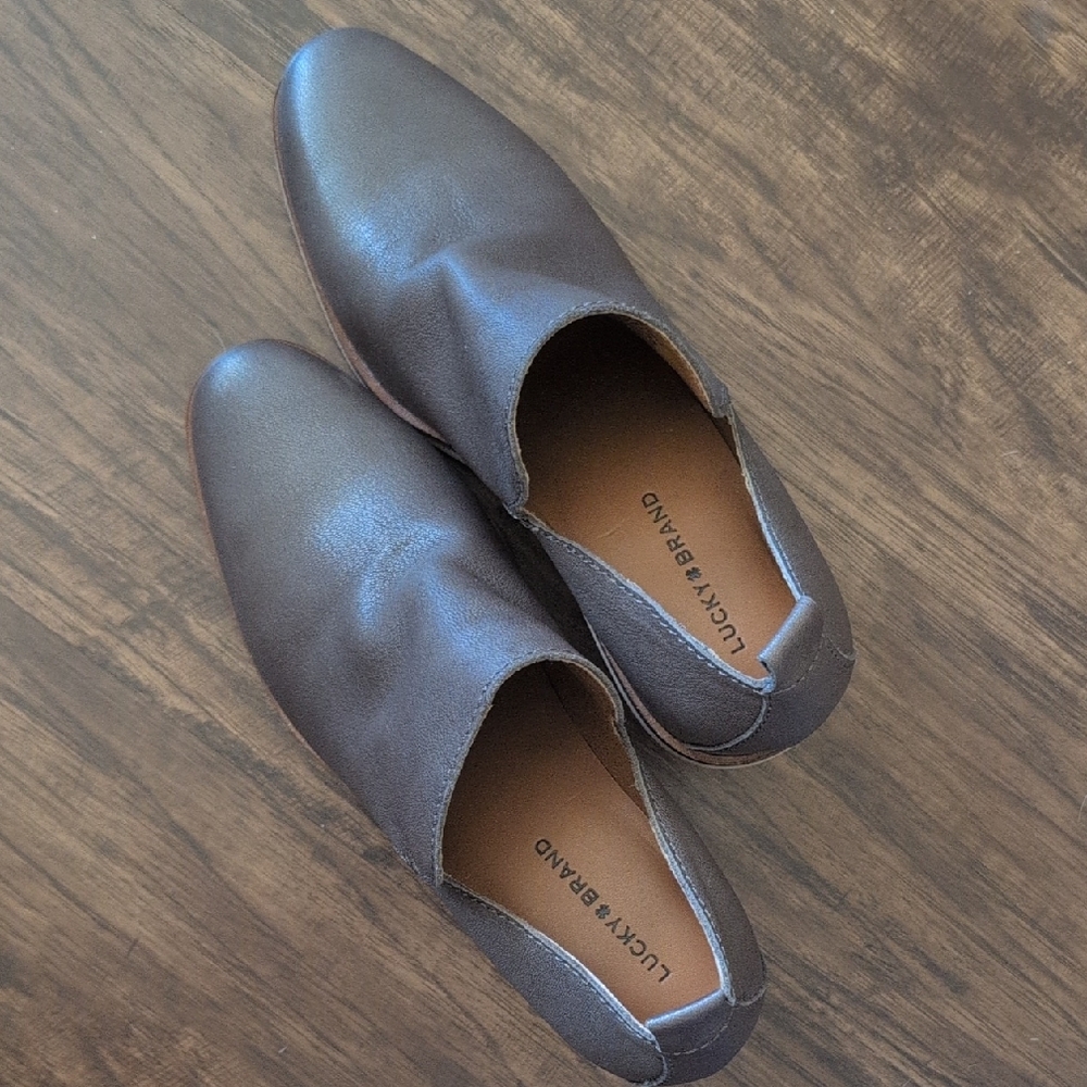 Lucky Brand Dark Brown Leather Loafers